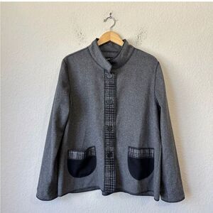 Cameleon Classic Tweet Gray Pea Coat